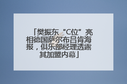樊振东“C位”亮相德国萨尔布吕肯海报，俱乐部经理透露其加盟内幕
